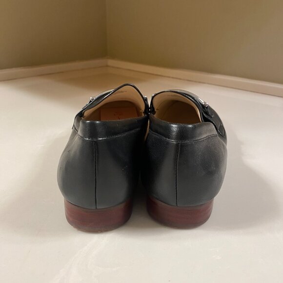 Vintage black leather loafers - 8M - Enzo Angiolini - Picture 2 of 4